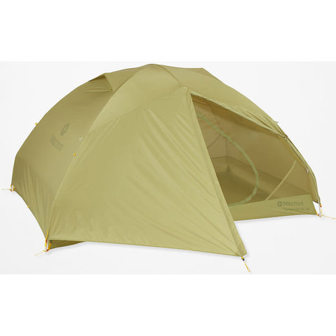 Marmot Tungsten UL 3 Person Camping Tent with rainfly unzipped