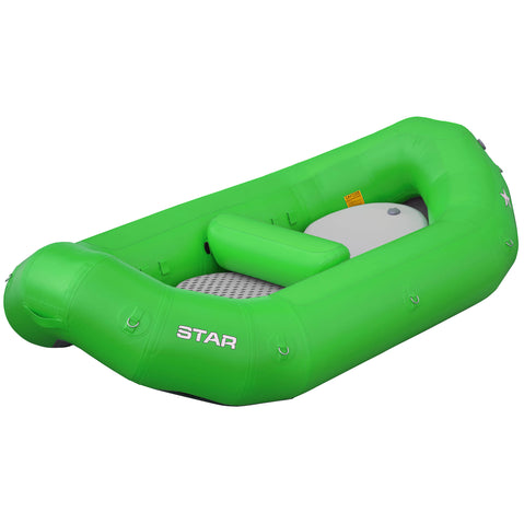 Star High Five 9.5 Self-Bailing Raft in Lime angle