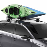 Thule Hull-a-Port XTR Kayak Roof Rack with two boats loaded
