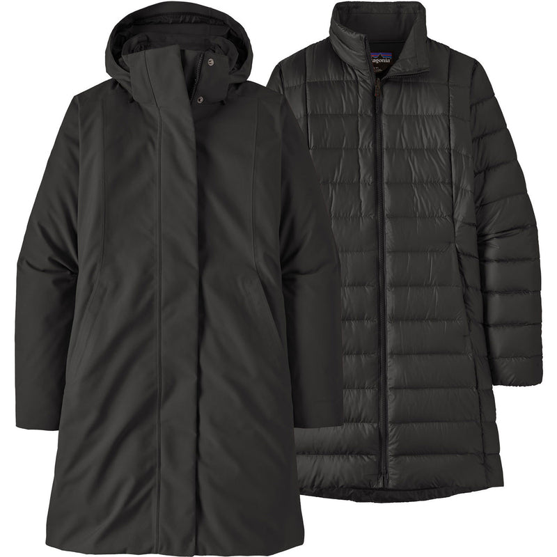 Patagonia Women's Tres 3-in1 Parka in Black angle
