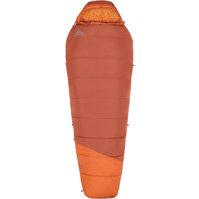 Kelty Mistral 0 Degree Synthetic Sleeping Bag in Red Ochre front