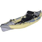 Advanced Elements StraitEdge Angler Pro Inflatable Kayak in Sage/Gray angle
