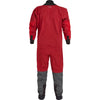 NRS Men's Explorer Semi-Dry Suit in Red back
