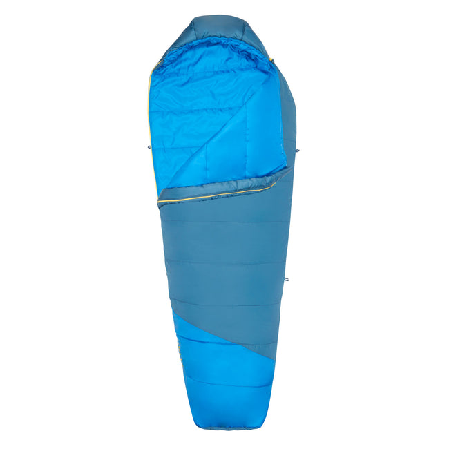Kelty Men's Mistral 20 Degree Synthetic Sleeping Bag in Tapestry open