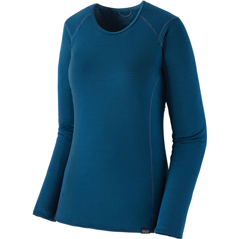 Patagonia Women's Capilene Thermal Weight Crew Shirt in Lagom Blue angle