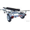 Malone Large Bunk Kit Kayak Carrier installed with trailer