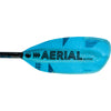 Aqua-Bound Aerial Minor Fiberglass Bent Shaft 1-Piece Kayak Paddle in Blue right blade backside