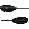 Bending Branches Angler Ace Straight Shaft 2-Piece Kayak Paddle in Black blades