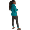 NRS Women's Expedition Weight Hoodie in Glacier model back