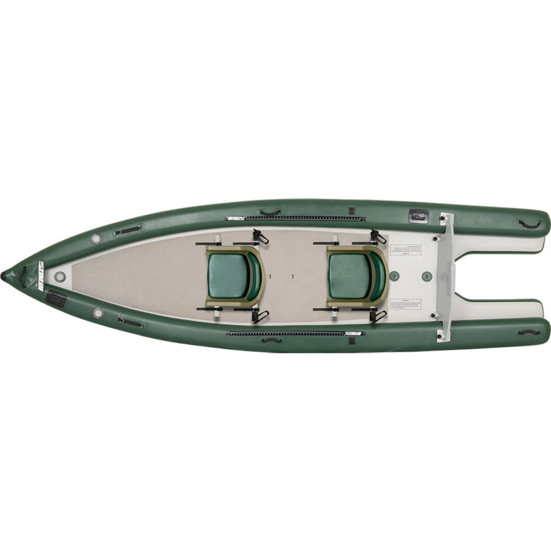 Sea Eagle FishSkiff 16 Inflatable Fishing Boat 2-Person Swivel Seat Ca –  Outdoorplay