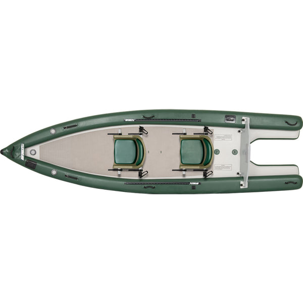 Sea Eagle FishSkiff 16 Inflatable Fishing Boat 2-Person Swivel