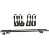 Malone SteelTop Universal Crossbars with 2 J-Carriers in Black front