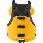 NRS Big Water V Youth Rafting Lifejacket (PFD) in Yellow front