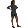 NRS Women's HydroSkin 0.5 Shorts in Black/Graphite model front