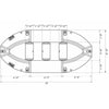 Star Inflatables Water Bug III 13 Standard Floor Raft diagram