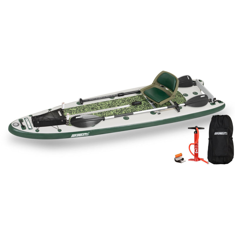 Sea Eagle FishSUP 12 Inflatable SUP Board Swivel Seat Package