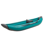 AIRE Tributary Tomcat Solo Inflatable Kayak in Teal angle