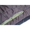 Nemo Women's Forte Endless Promise 35 Synthetic Sleeping Bag in Plum Gray/Celadon Green gills