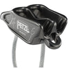 Petzl Reverso Belay Device in Gray angle view