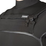 NRS Men's Radiant 4/3 Wetsuit in Black chest