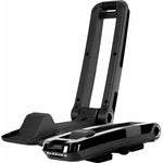 Kuat Class 4 Folding J Cradle Roof Rack Kayak Carrier in Black upright and folded