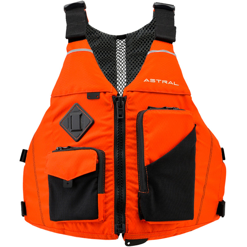 Astral E-Ronny Lifejacket (PFD) in Fire Orange front