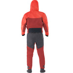 Level Six Fjord Dry Suit in Molten Lava back