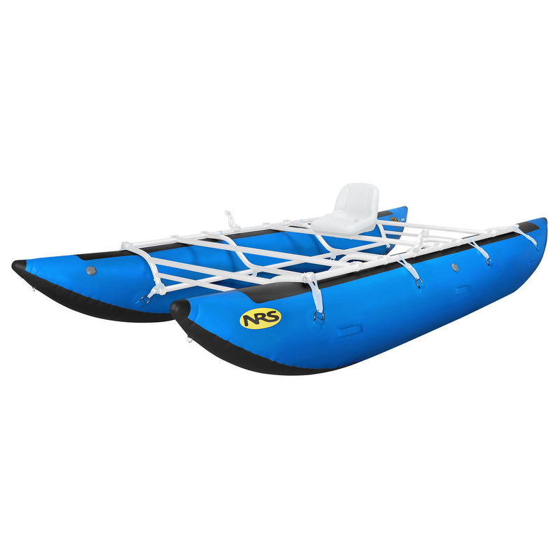 NRS River Cat 16' Cataraft in Blue angle