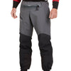 NRS Men's Recoil GORE-TEX Pro Dry Bibs in Gray model frontcrop
