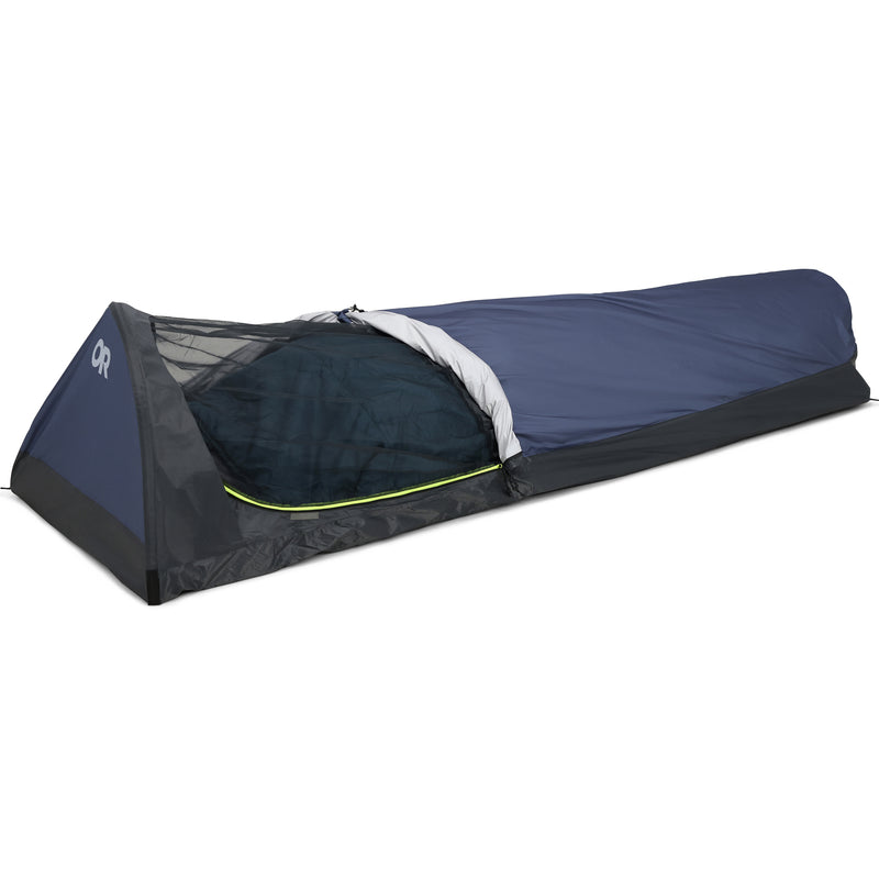 Outdoor Research Alpine AscentShell Bivy in Nimbus angle