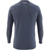 NRS Men's HydroSkin 0.5 Long Sleeve Shirt in Dark Shadow back