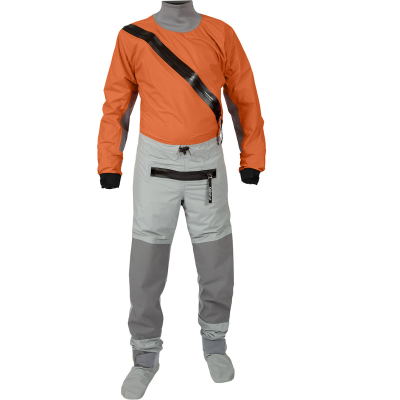 Kokatat Men's Hydrus 3.0 SuperNova Semi Dry Suit in Tangerine front