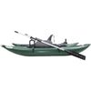 Outcast Fish Cat Panther Pontoon Boat in Green side