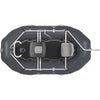 NRS Slipstream 9.6 Standard Fishing Raft Package Gray top
