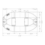 Star Inflatables Texas Bug 9.5 Standard Floor Raft diagram