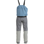 Kokatat Men's Hydrus Whirlpool Bibs w/ Relief Zipper & Socks in Storm Blue back