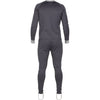 NRS Men's Expedition Weight Union Suit in Dark Shadow back