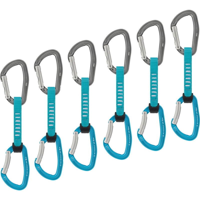 Petzl Djinn Axess Quickdraw 6-Pack in Turquoise front