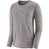 Patagonia Women's Capilene Cool Daily Long Sleeve Shirt in Feather Grey front