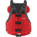 NRS Big Water V Youth Rafting Lifejacket (PFD) in Red front