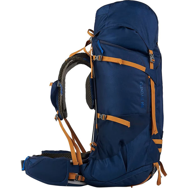 Glendale 105 Backpack in Pageant Blue/Cathay Spice side