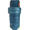 Big Agnes Lost Ranger 3N1 15 Degree Down Sleeping Bag in Legion Blue/Tapestry open no pillow