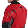 NRS Men's Pivot Drysuit in Red model zipper