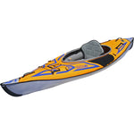 Advanced Elements AdvancedFrame Sport Inflatable Kayak in Orange/Blue angle