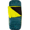 Nemo Jazz 30 Degree Synthetic Sleeping Bag in Lagoon/Lumen draft collar
