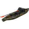 NRS Pike Inflatable Fishing Kayak Pro Package in Pro Gray Green