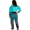 NRS Women's Phenom GORE-TEX Pro Dry Suit in Aqua model back