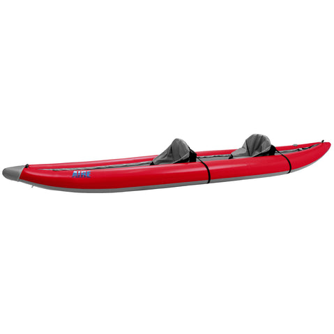 AIRE Super Lynx Inflatable Kayak in Red angle