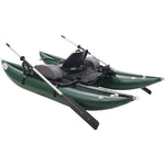 Outcast Fish Cat Panther Pontoon Boat in Green right