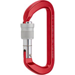 NRS Master-D NFPA Screw Lock Carabiner in Red left